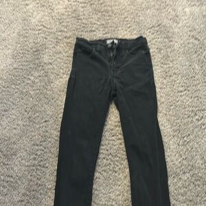 size 25, black madewell jeans, skinny fit
